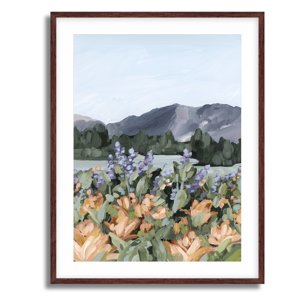 Rocky Mountain Summer Fine Art Paper Print