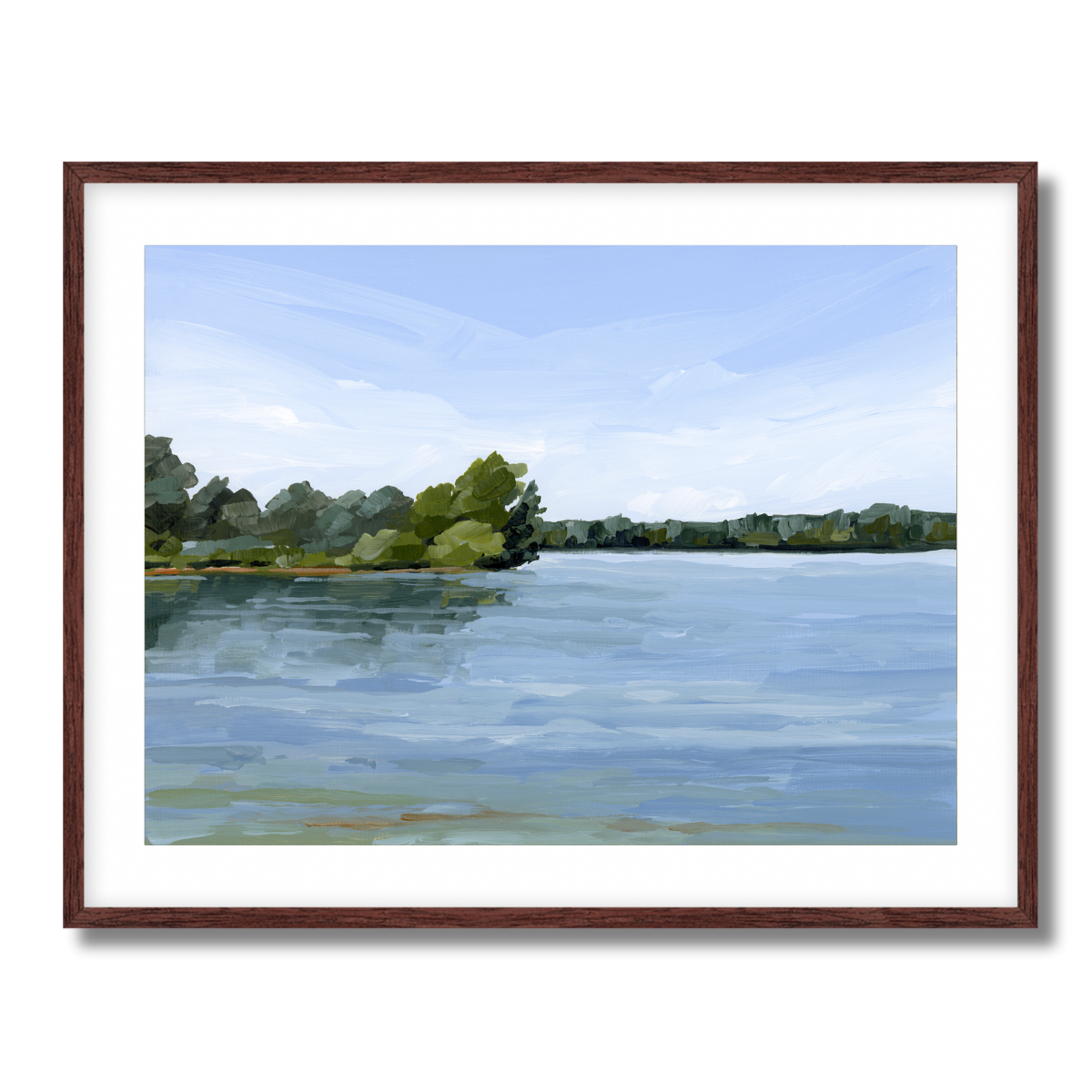 Over the Water Fine Art Paper Print