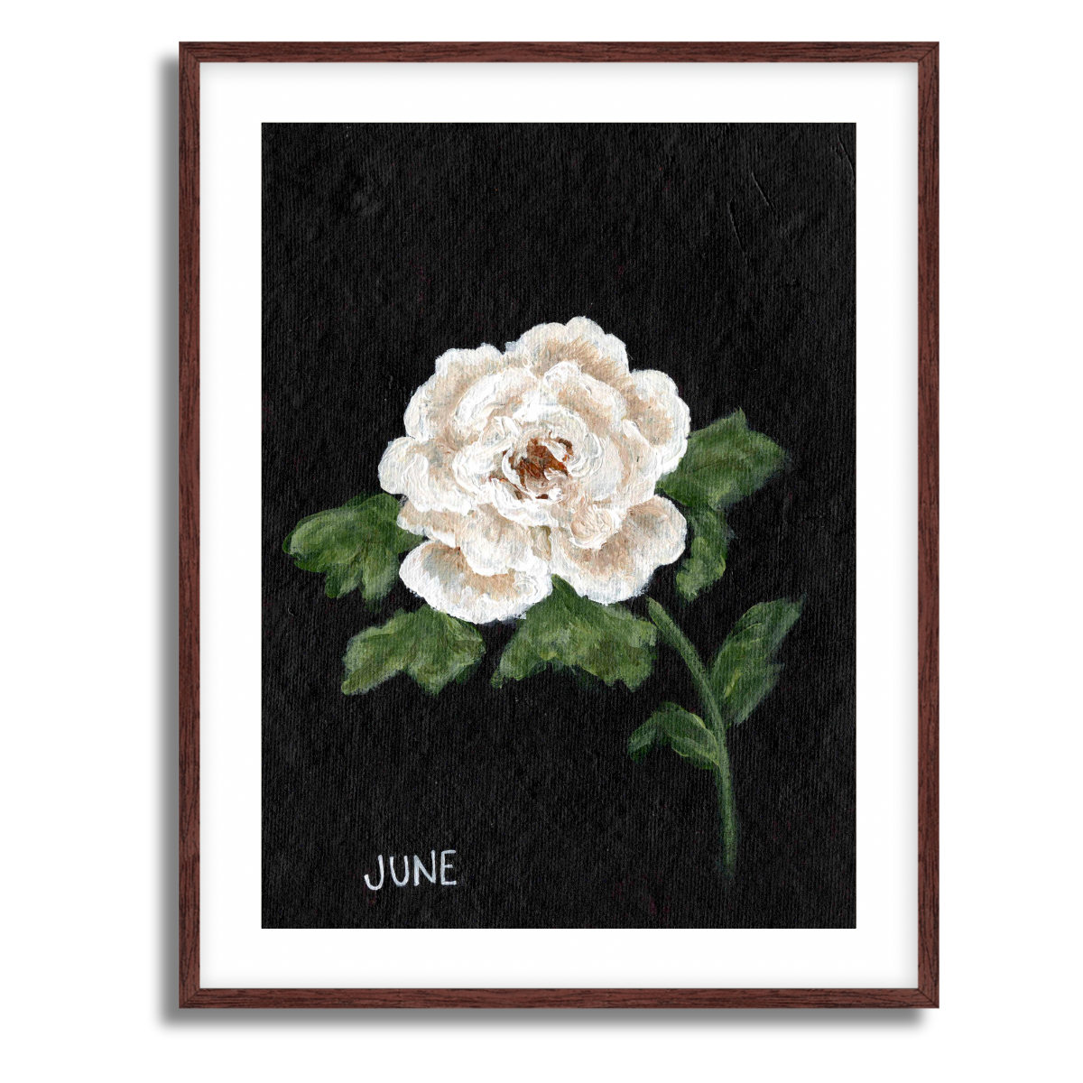 We Remember June Birth Flower Fine Art Paper Print