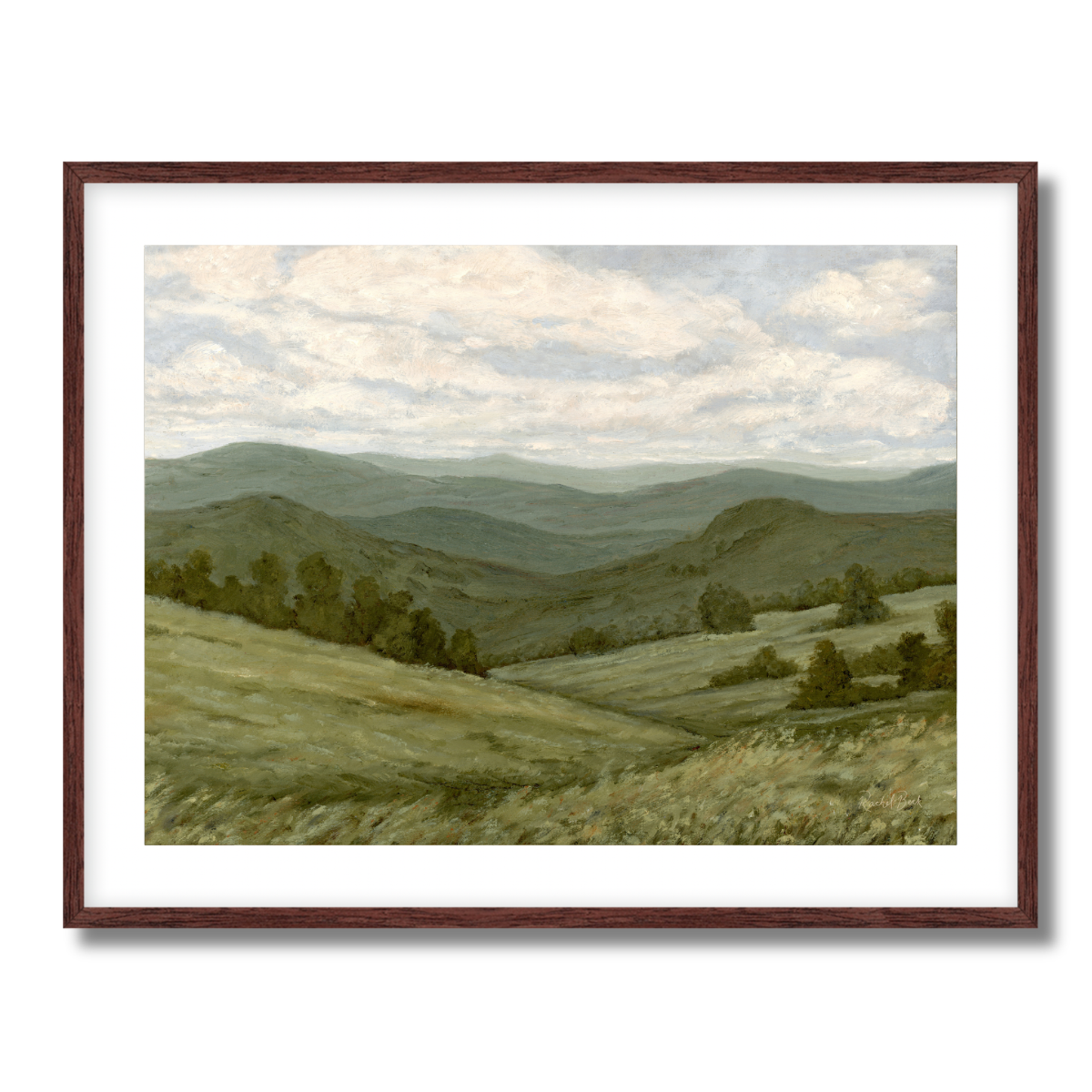 Smoky Overlook Fine Art Paper Print