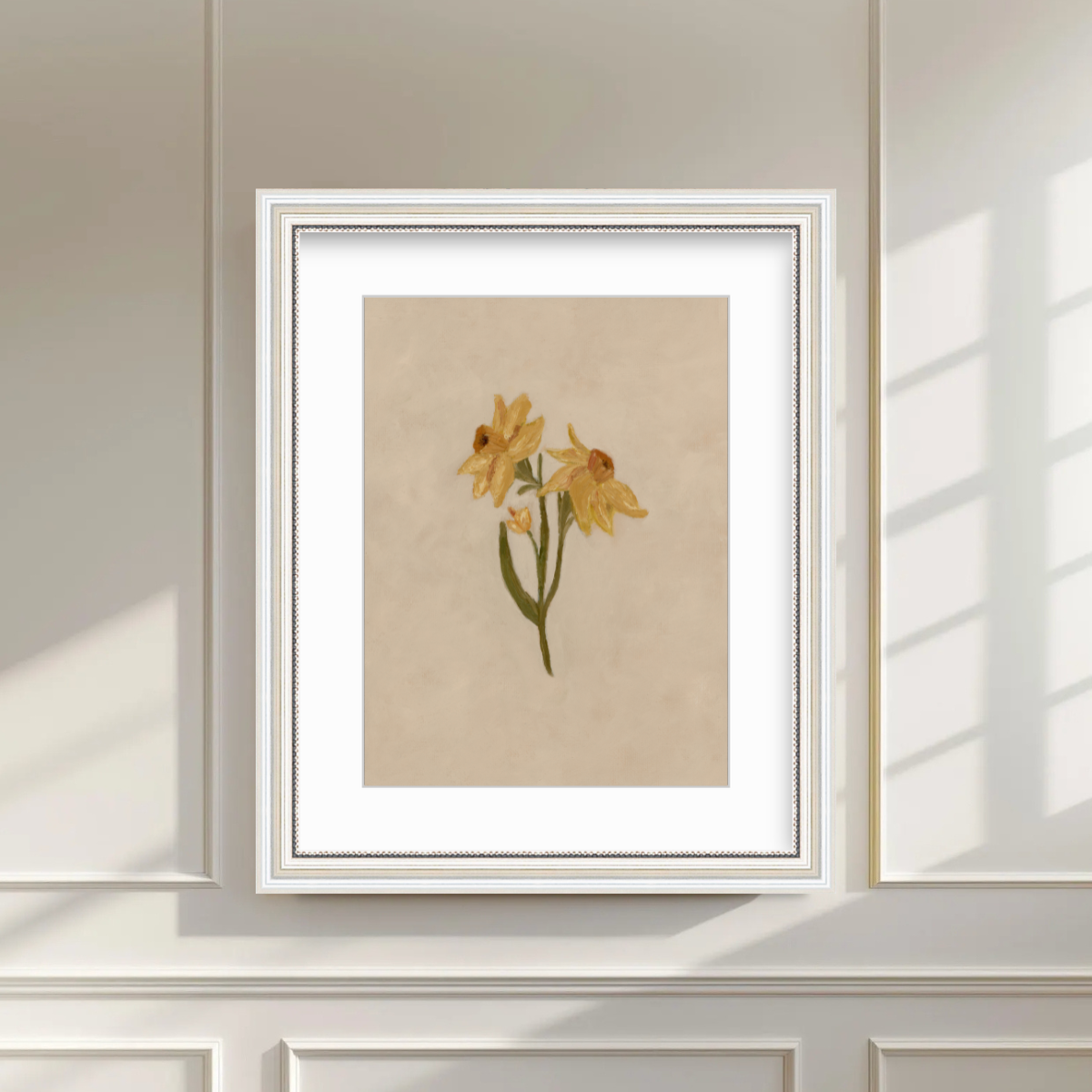 March Birth Flower Premium Fine Art Paper Print