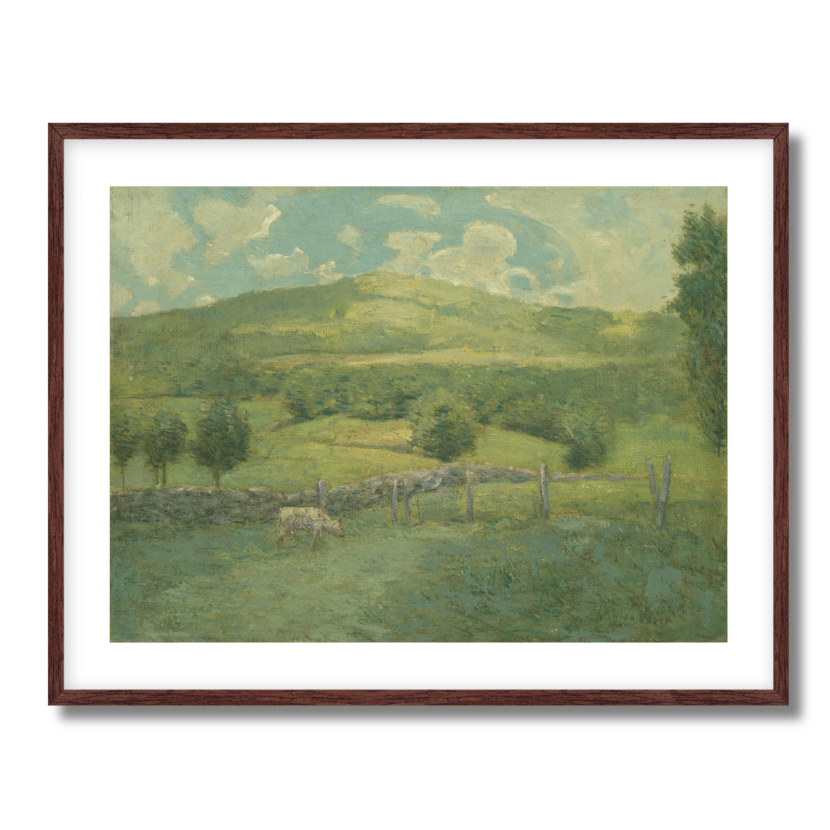 Obweebetuck by Julian Alden Weir 1908 Fine Art Paper Print