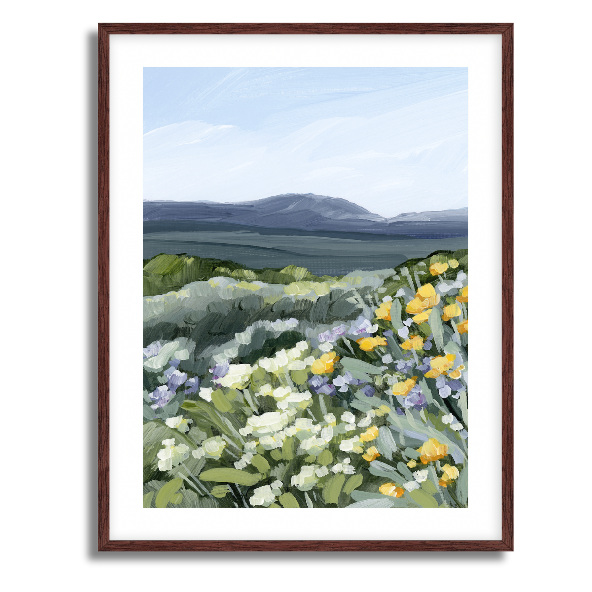 Buffalo Mountain Fine Art Paper Print