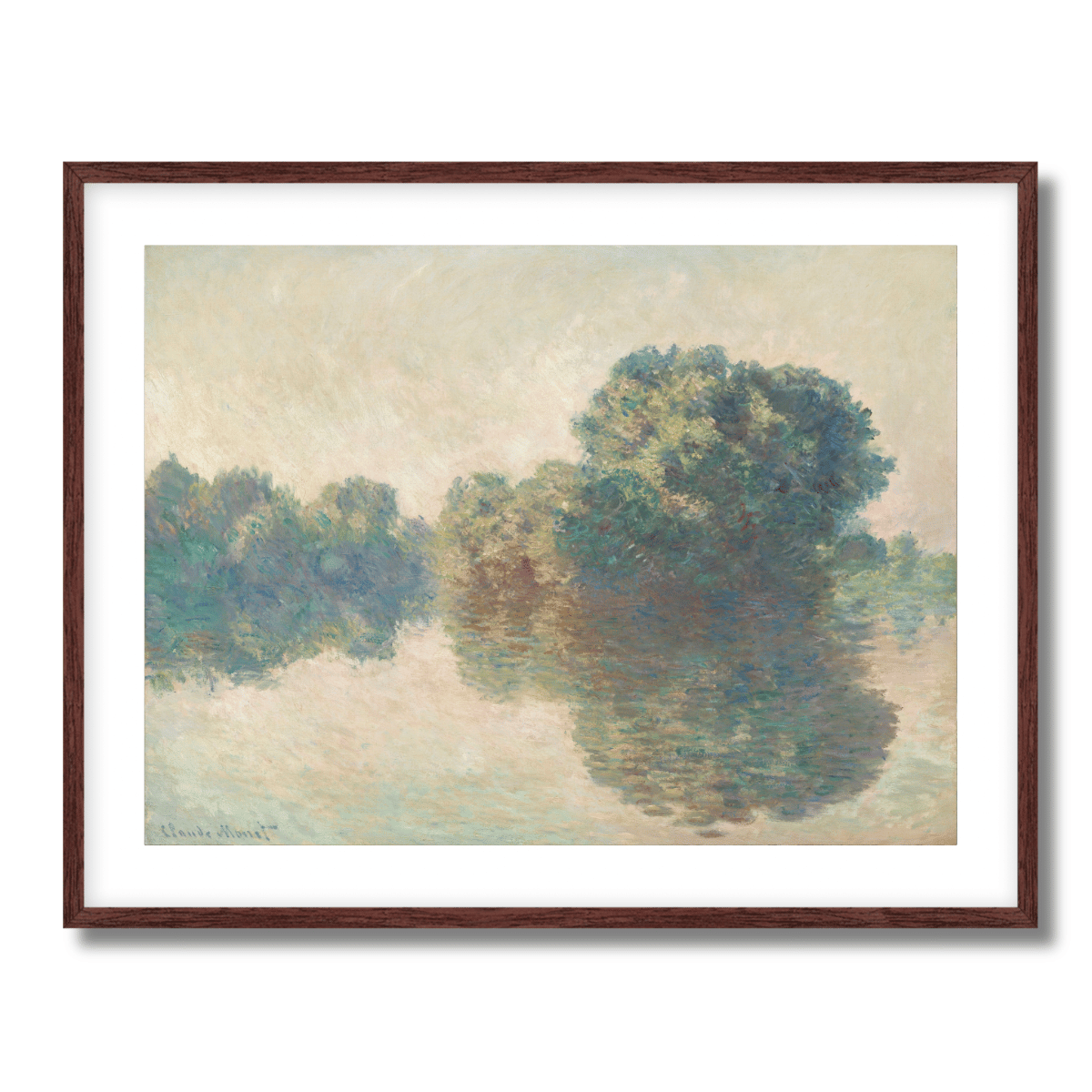 The Seine at Giverny by Claude Monet 1897 Fine Art Paper Print