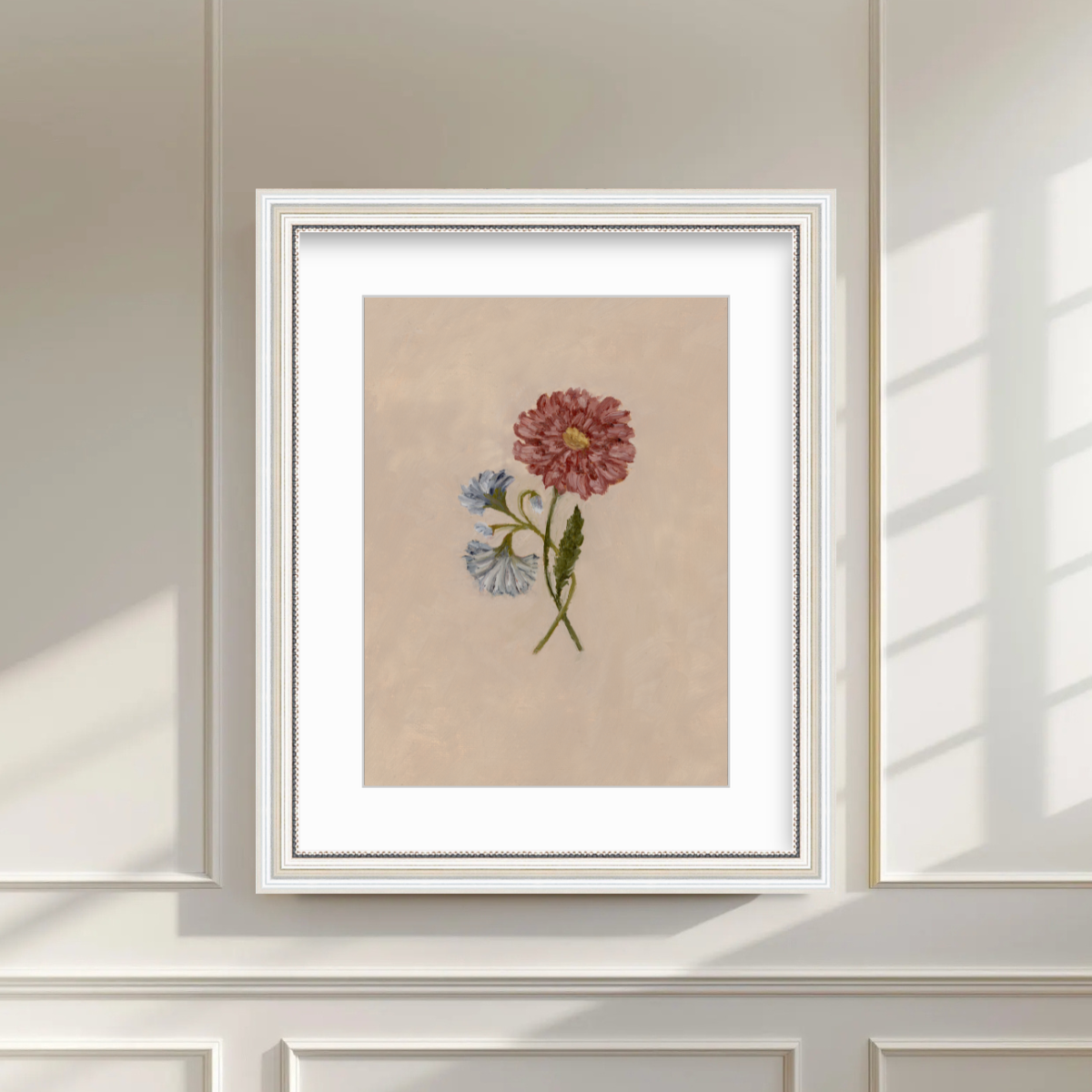 September Birth Flower Premium Fine Art Paper Print