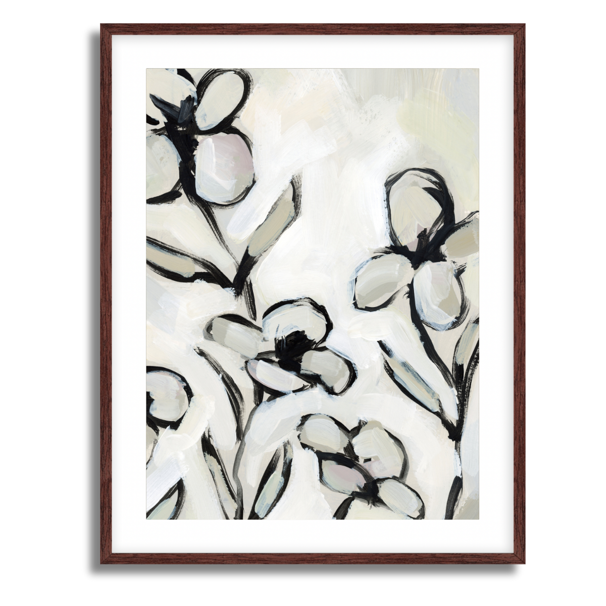Modern Florals Fine Art Paper Print