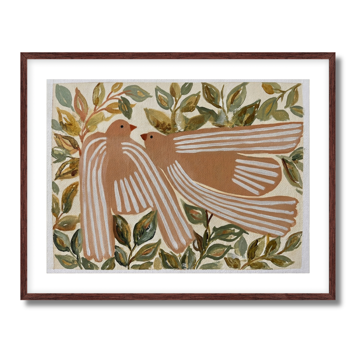 Turtledove Grove Fine Art Paper Print
