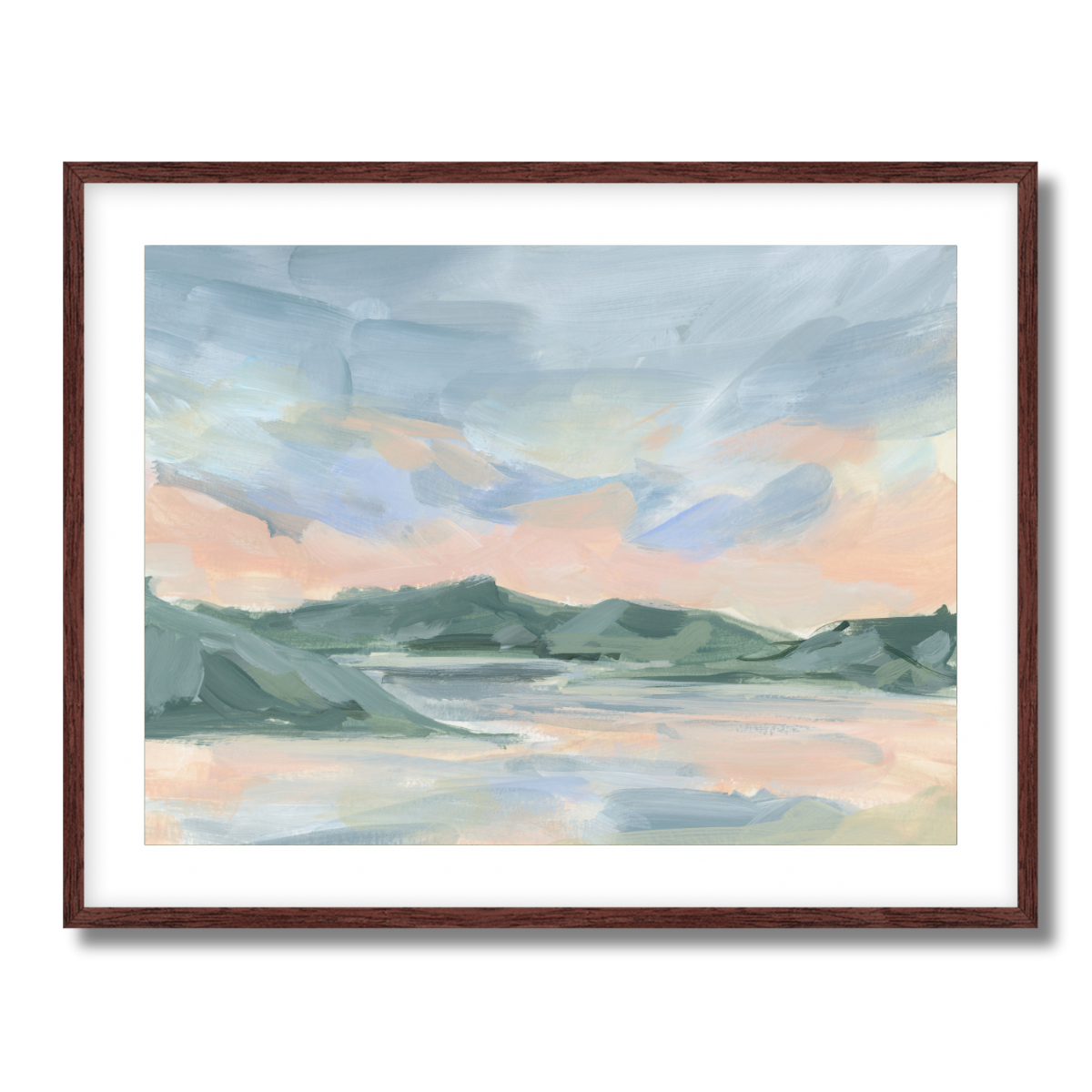 Over the Mountains Fine Art Paper Print