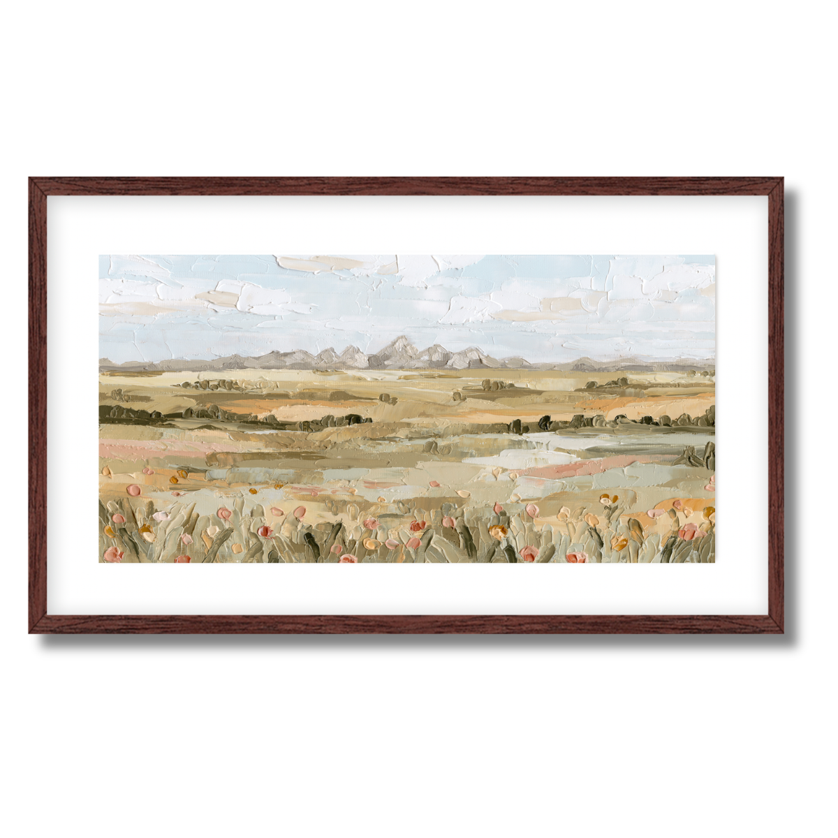 Grand Tetons Panorama Fine Art Paper Print