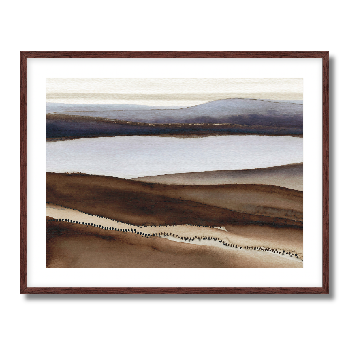 Quiet Shoreline Fine Art Paper Print