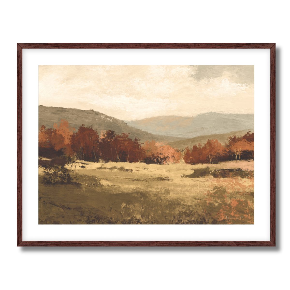November Moor Fine Art Paper Print