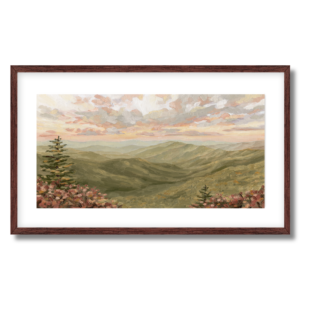 Shining Rock Panorama Fine Art Paper Print