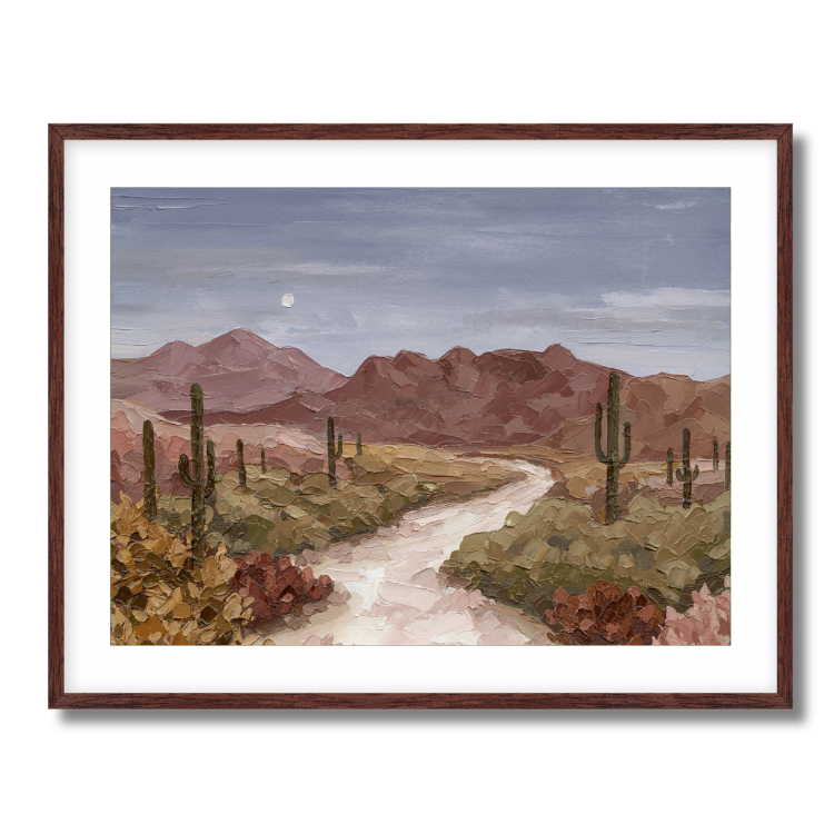 Desert Dusk Fine Art Paper Print