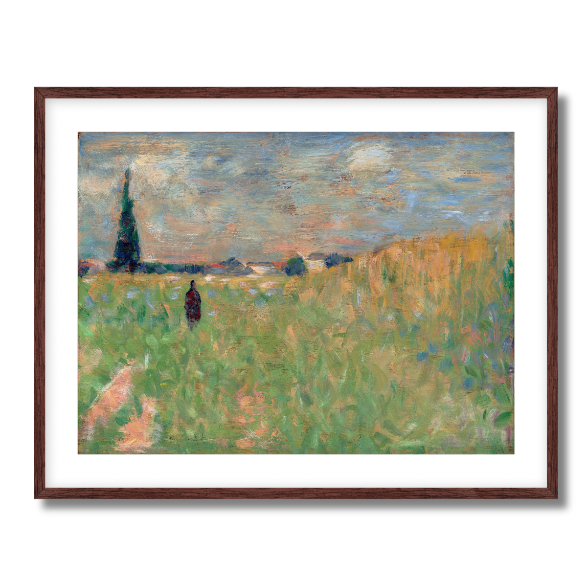 A Summer Landscape by Georges Seurat 1883 Fine Art Paper Print