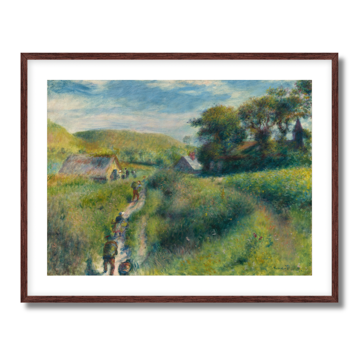 The Mussel Harvest by Auguste Renoir 1879 Fine Art Paper Print
