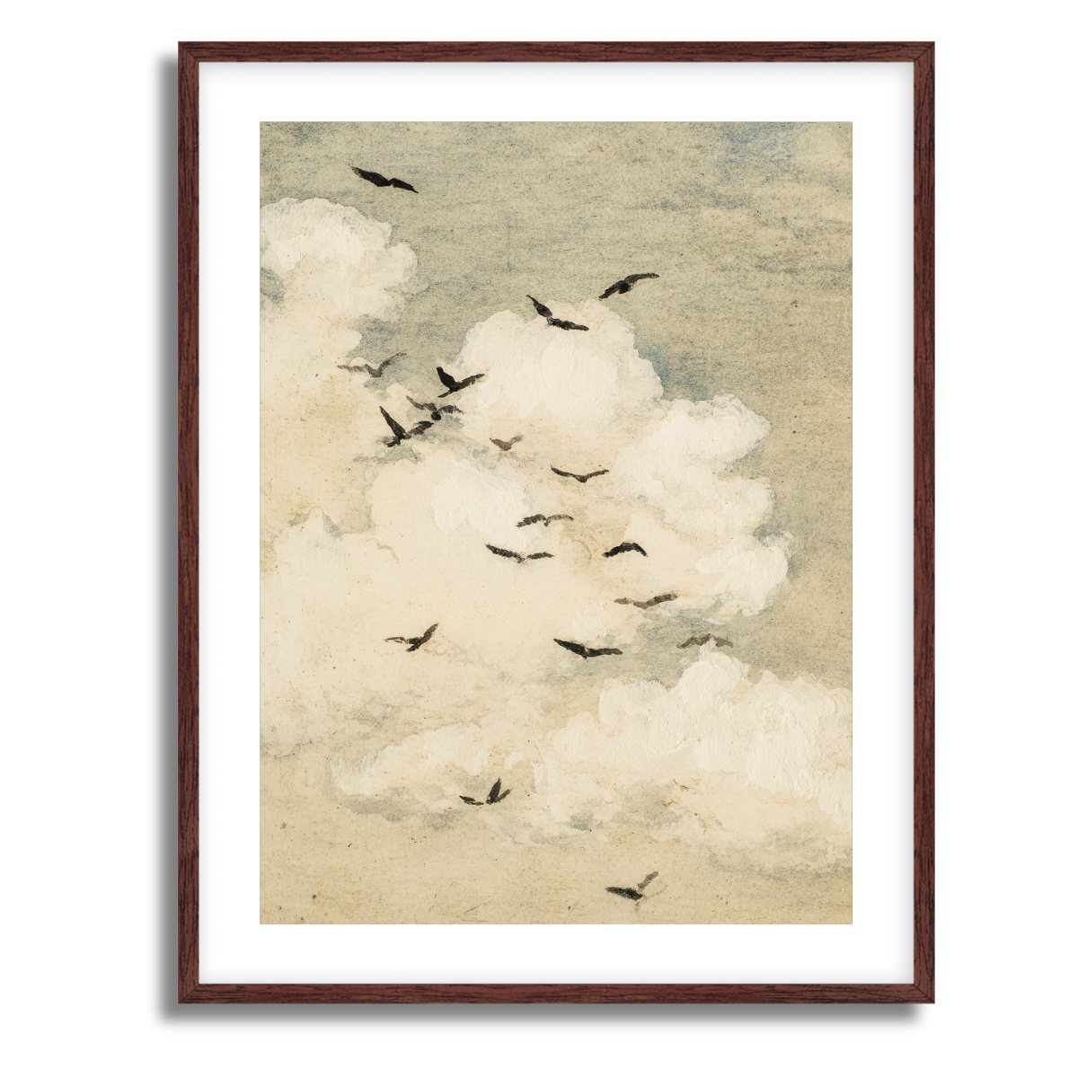 Birds Flying Fine Art Paper Print