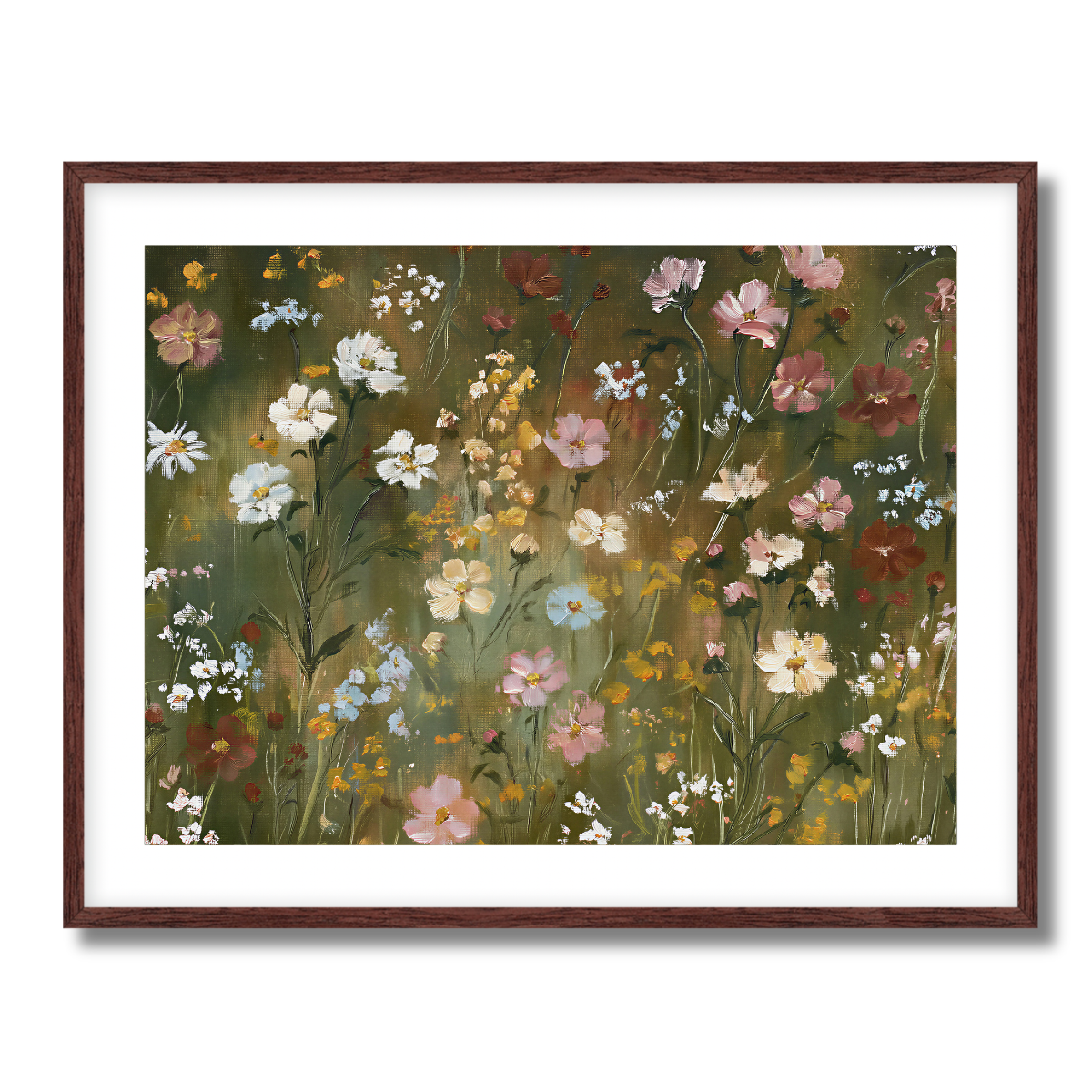 Wildflower Field Fine Art Paper Print