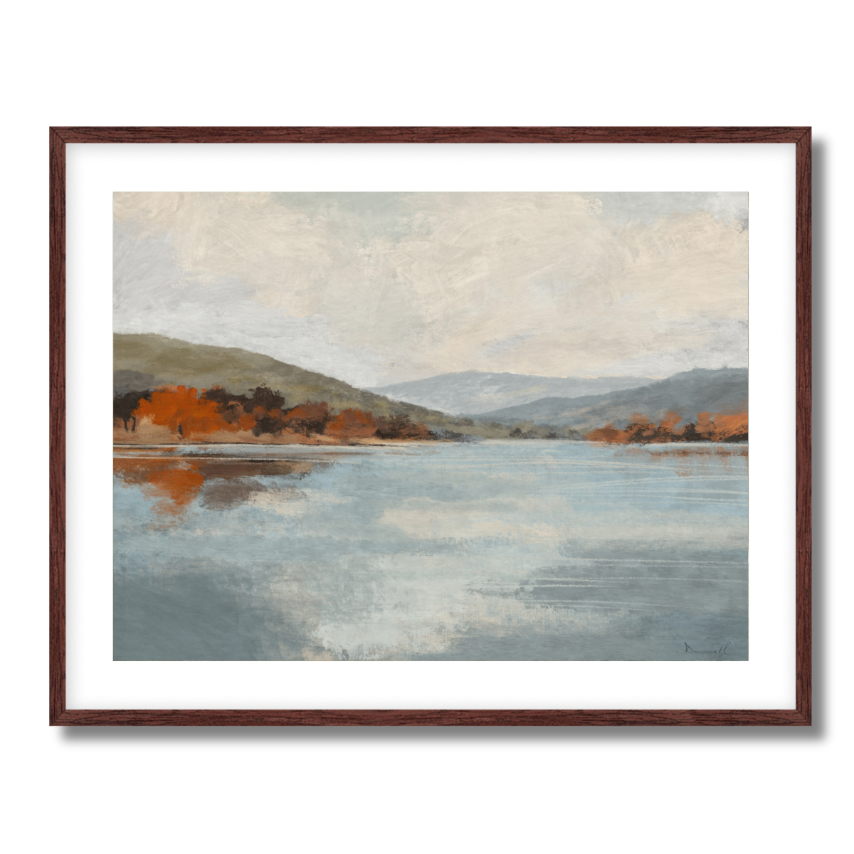 Autumn Waters Fine Art Paper Print