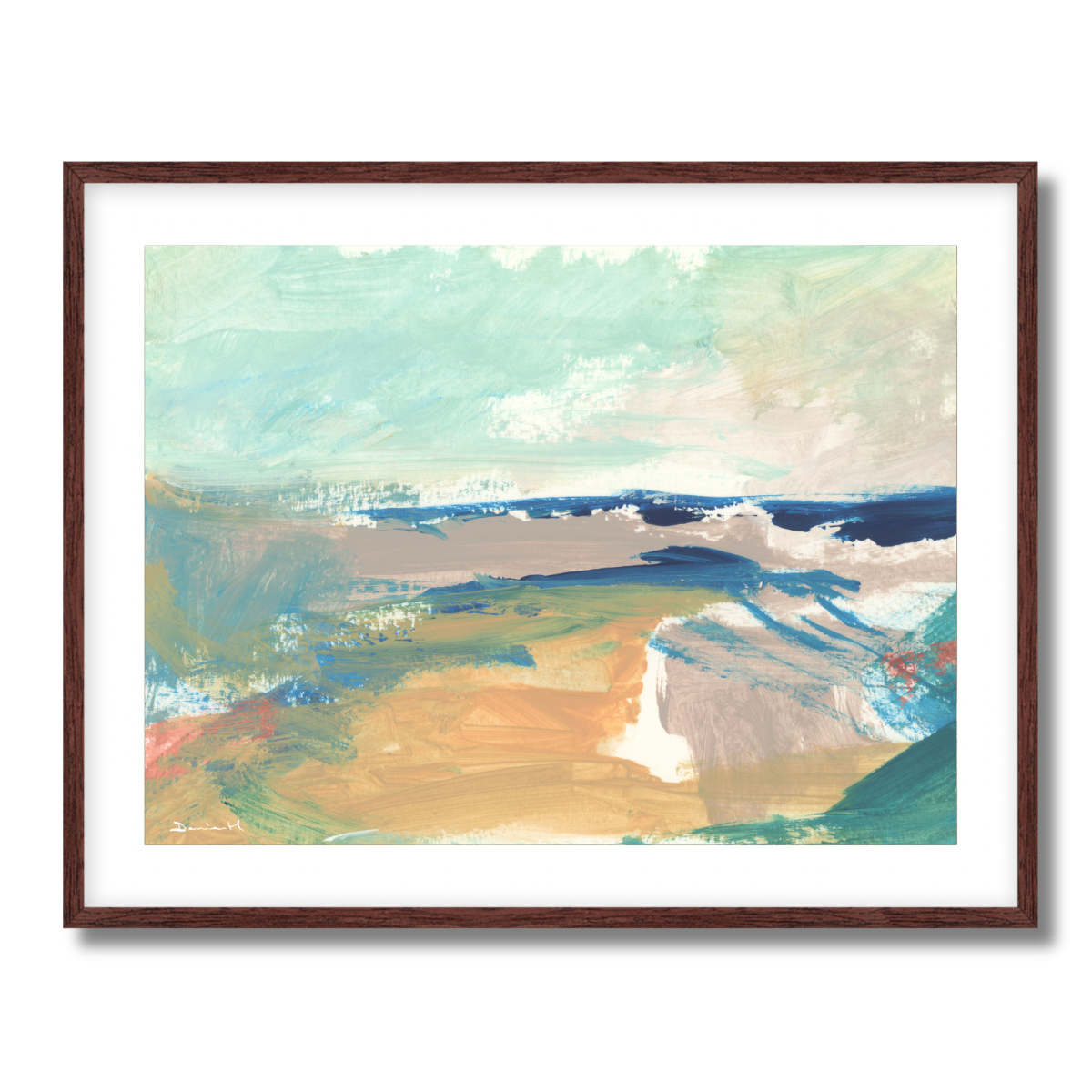 Splashed Fine Art Paper Print