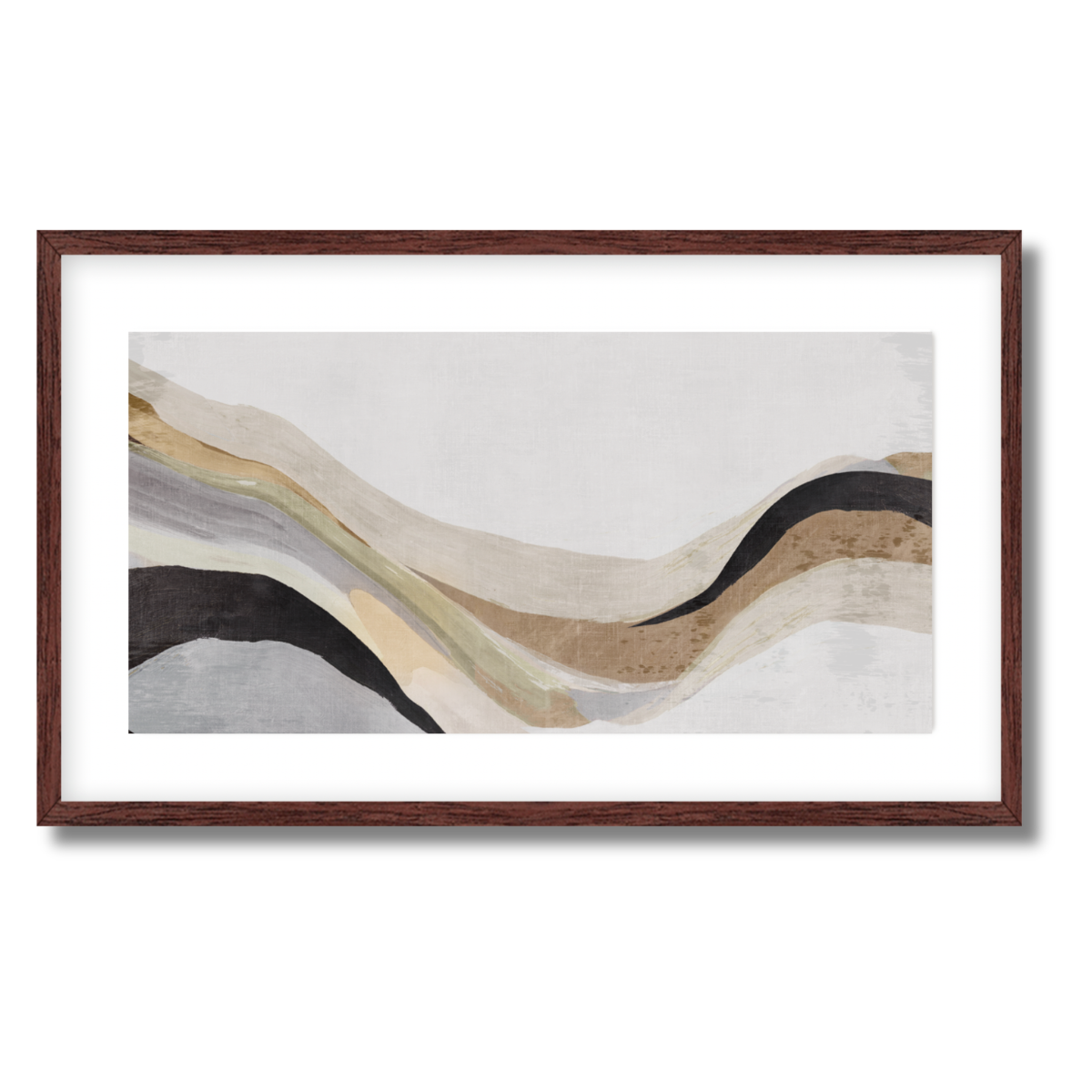 Luminous Waves Panorama Fine Art Paper Print