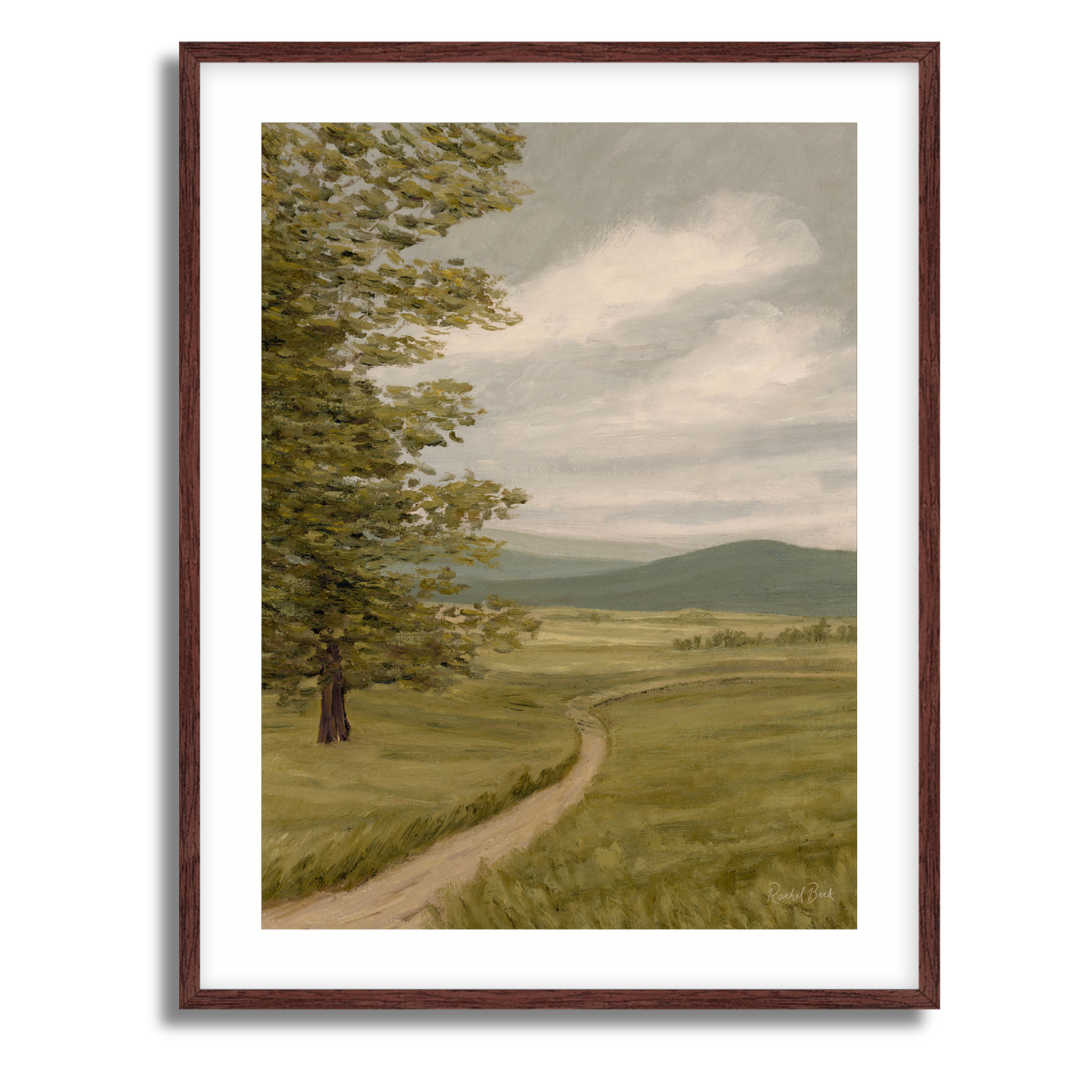 Mountain Path No 150 Fine Art Paper Print