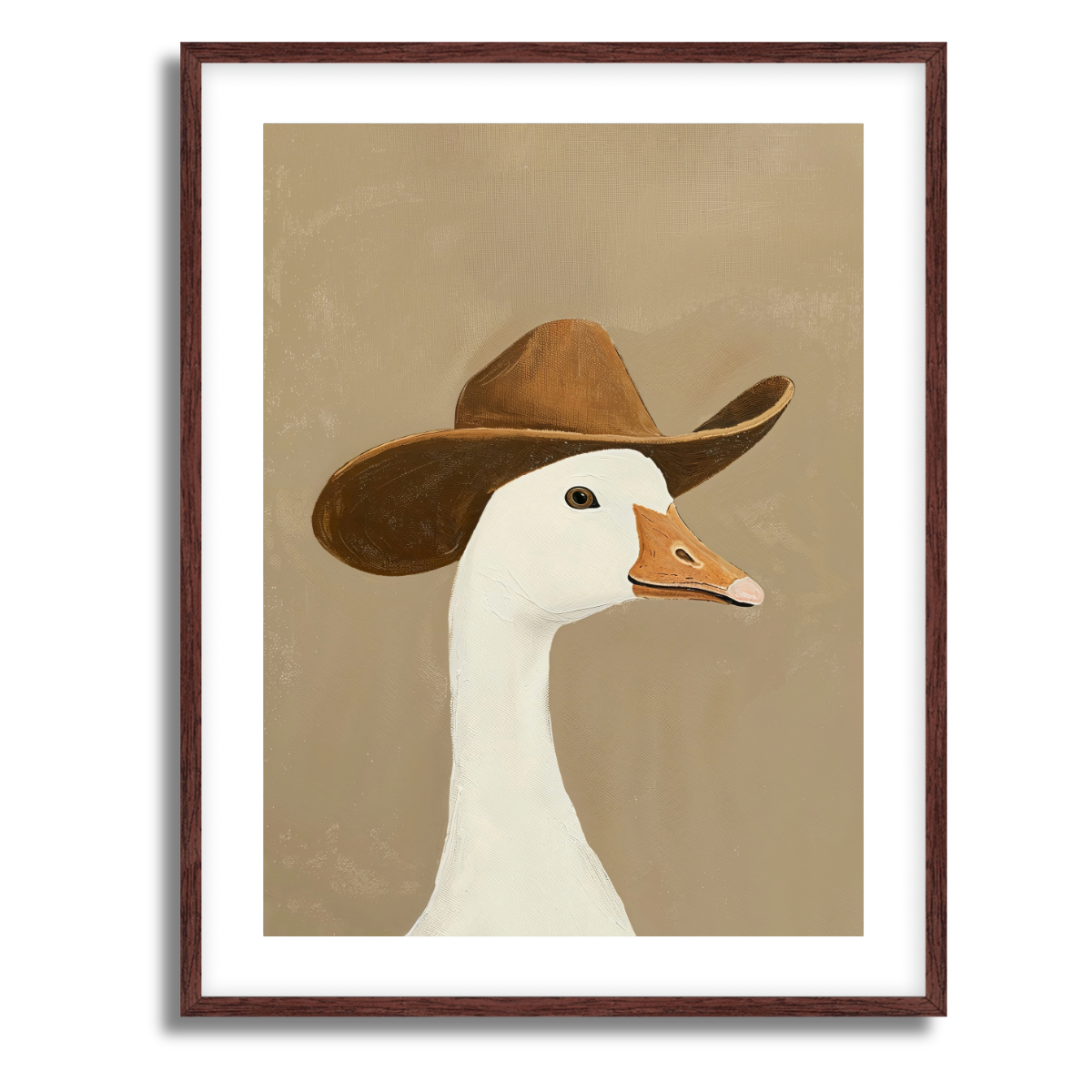 Silly Cowboy Fine Art Paper Print
