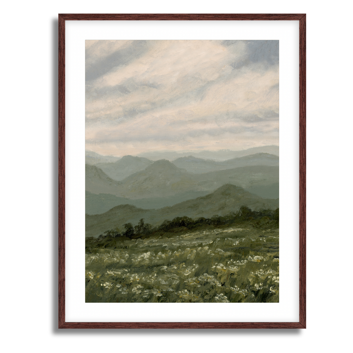 Smoky Mountains No 4 Fine Art Paper Print