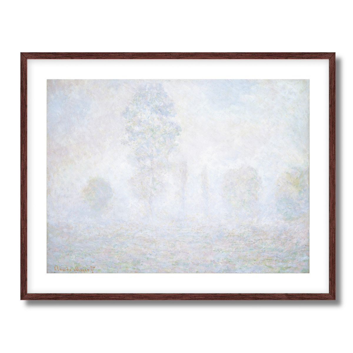 Morning Haze by Claude Monet 1888 Fine Art Paper Print