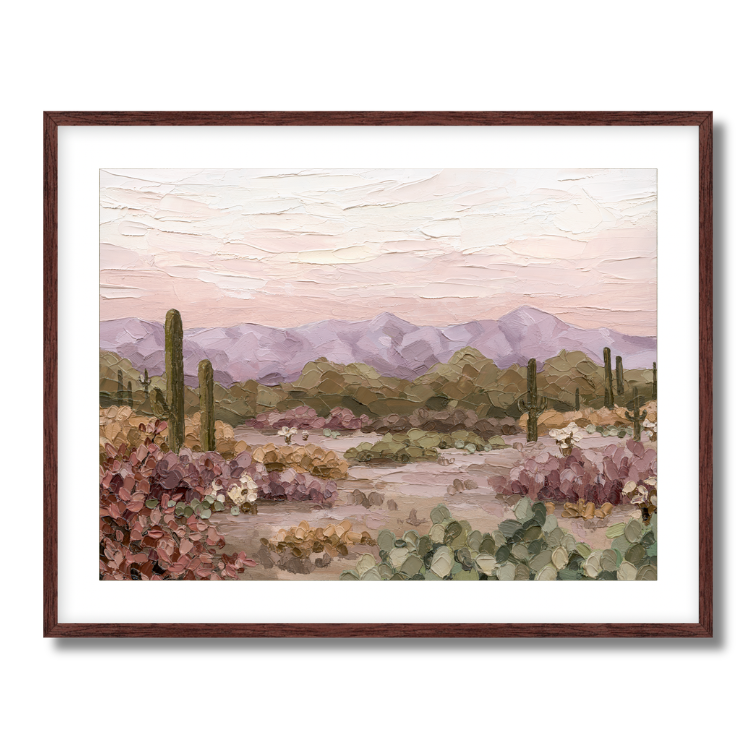 Lavender Haze Fine Art Paper Print