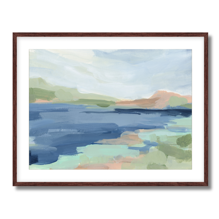 Lingering Blues Fine Art Paper Print