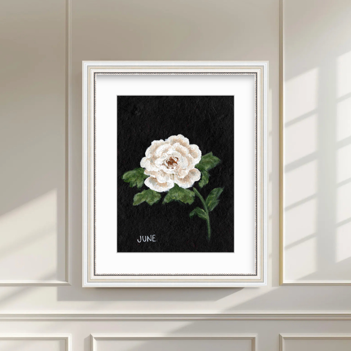 We Remember June Birth Flower Premium Fine Art Paper Print