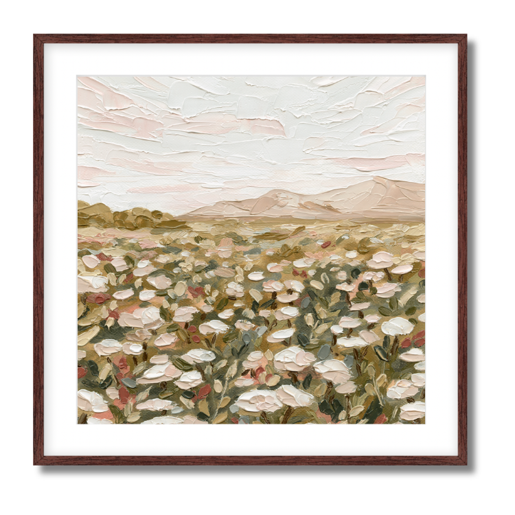Summer Sway Square Fine Art Paper Print