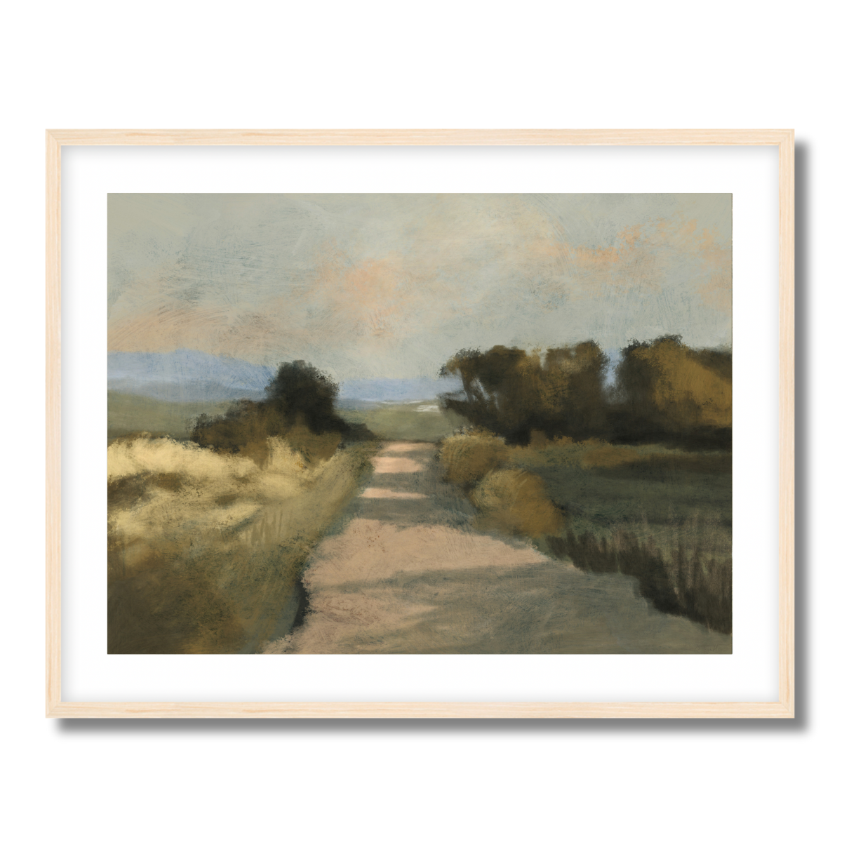 Country Walk Fine Art Paper Print