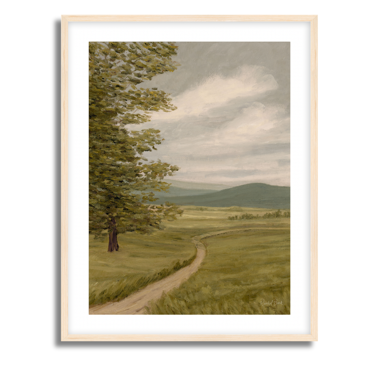 Mountain Path No 150 Fine Art Paper Print