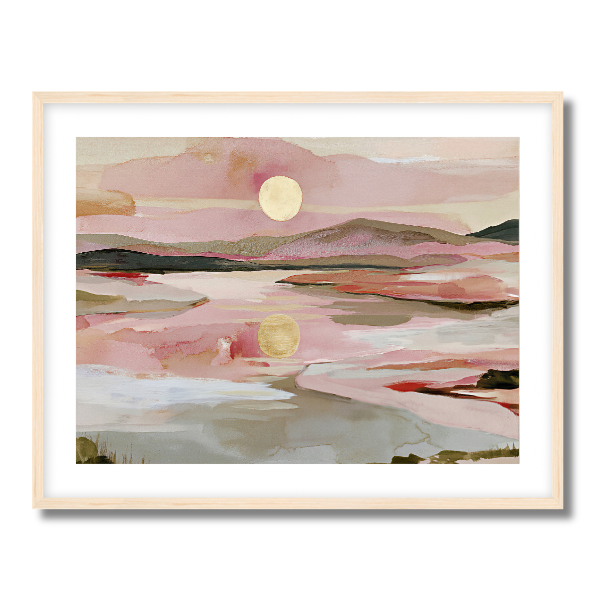 Rose Horizon Fine Art Paper Print
