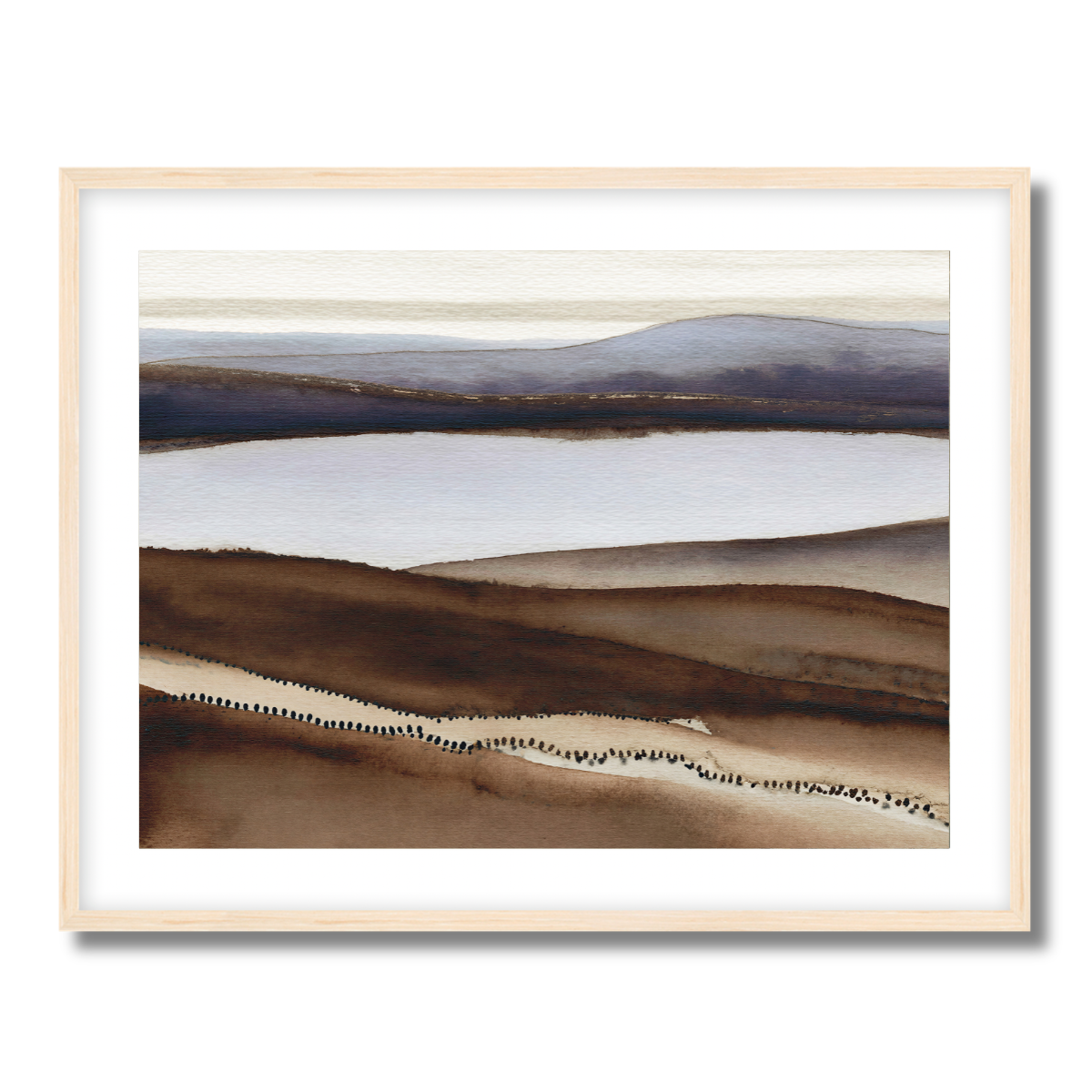 Quiet Shoreline Fine Art Paper Print