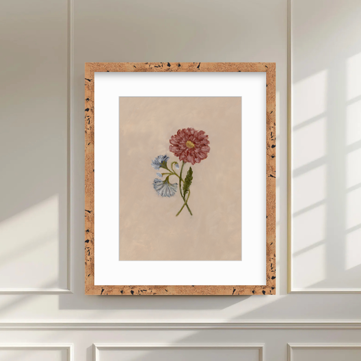 September Birth Flower Premium Fine Art Paper Print