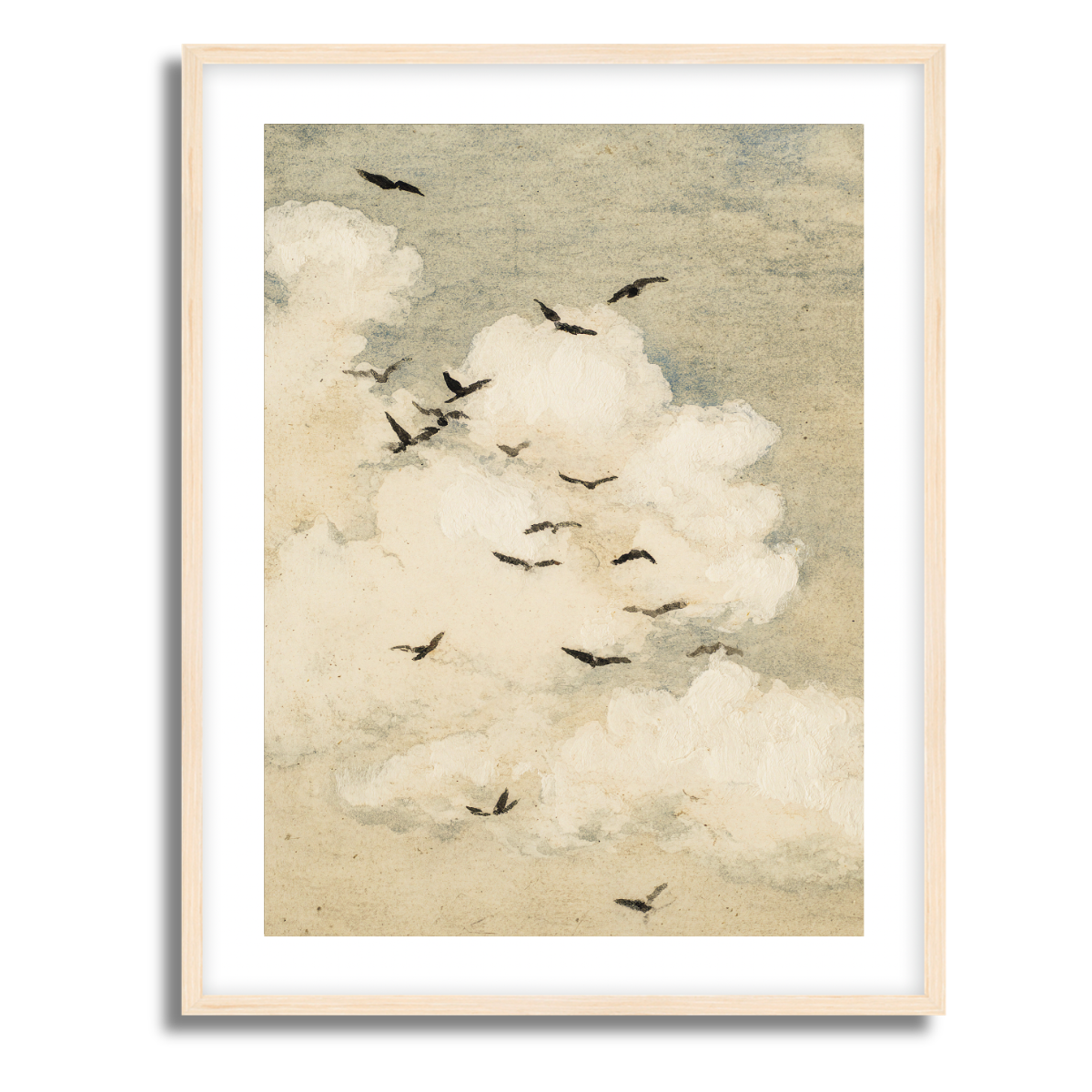 Birds Flying Fine Art Paper Print