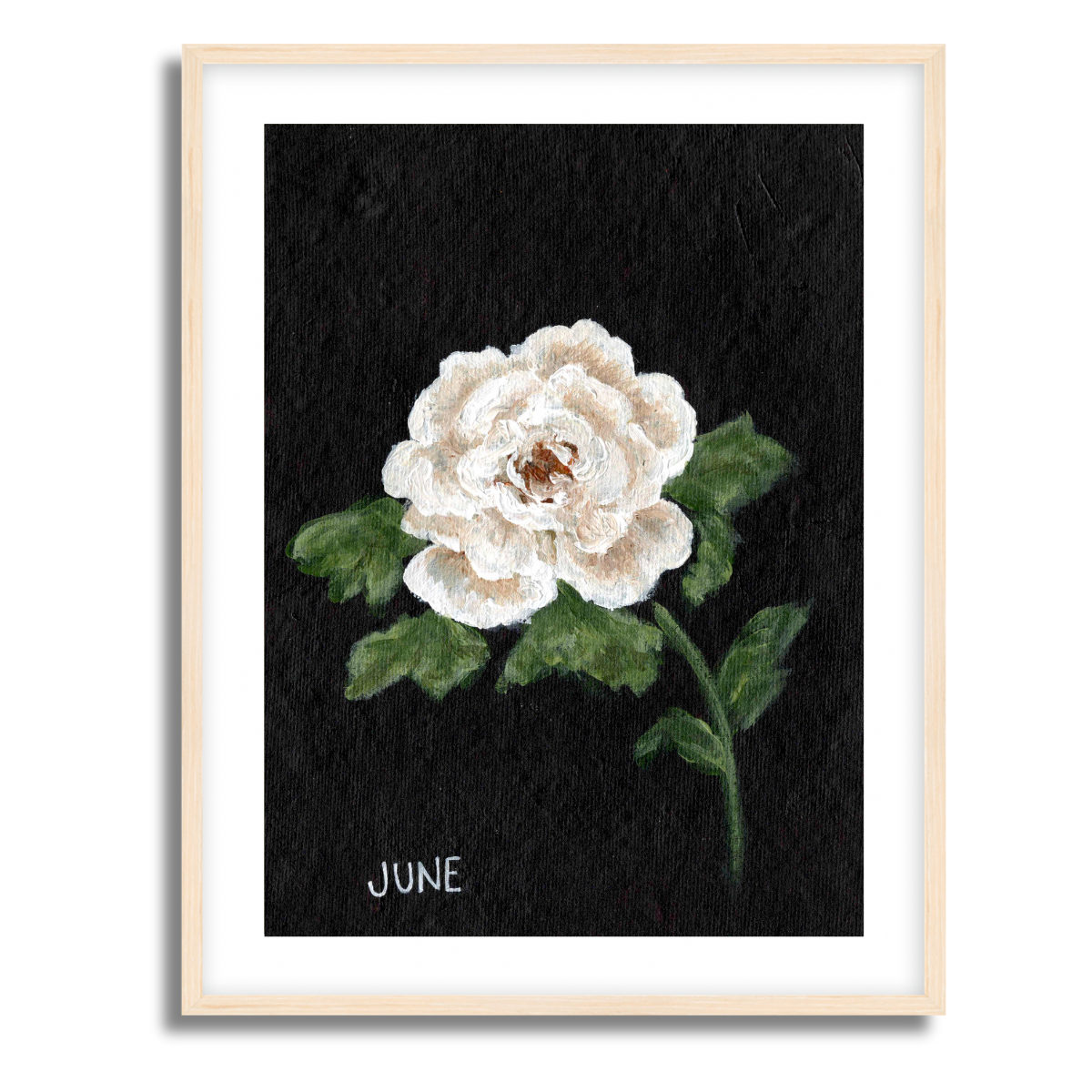 We Remember June Birth Flower Fine Art Paper Print