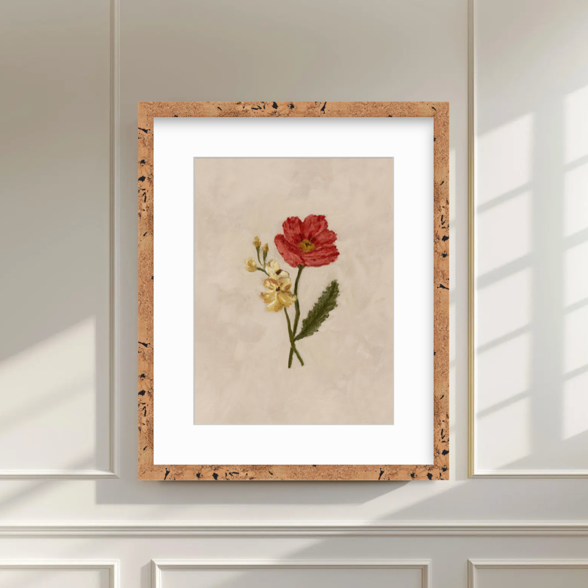 August Birth Flower Premium Fine Art Paper Print