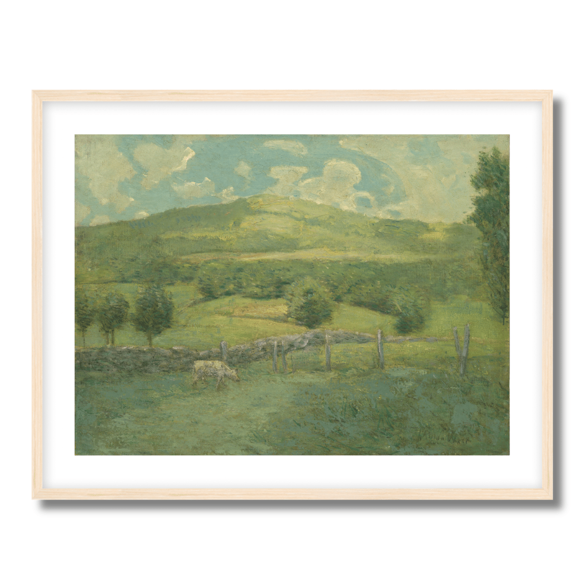 Obweebetuck by Julian Alden Weir 1908 Fine Art Paper Print
