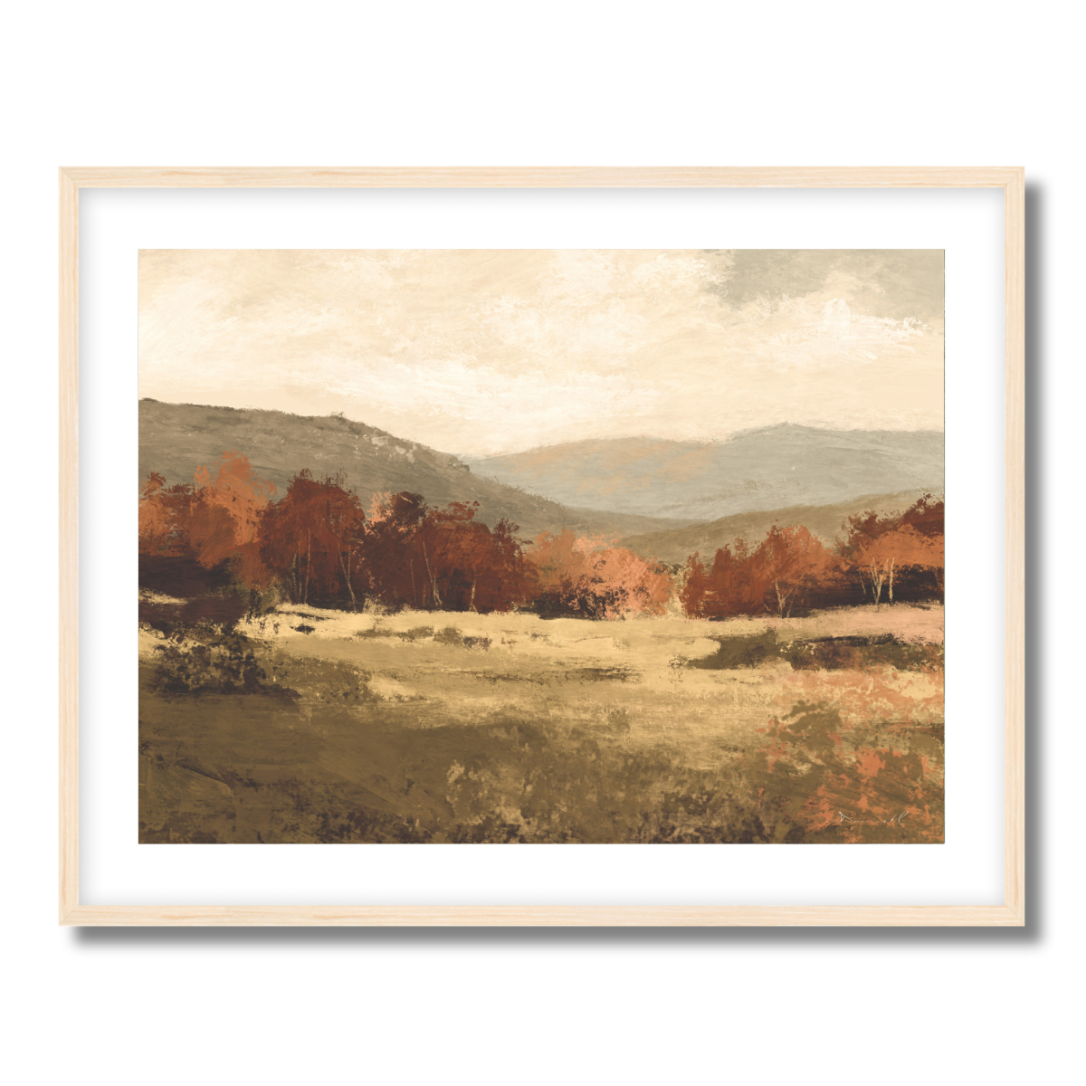 November Moor Fine Art Paper Print