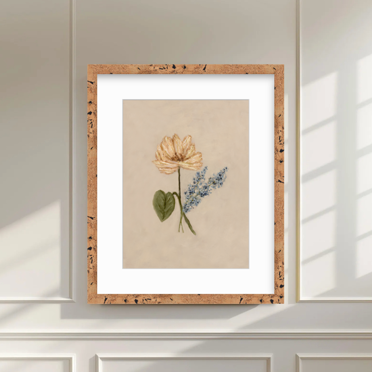 July Birth Flower Premium Fine Art Paper Print