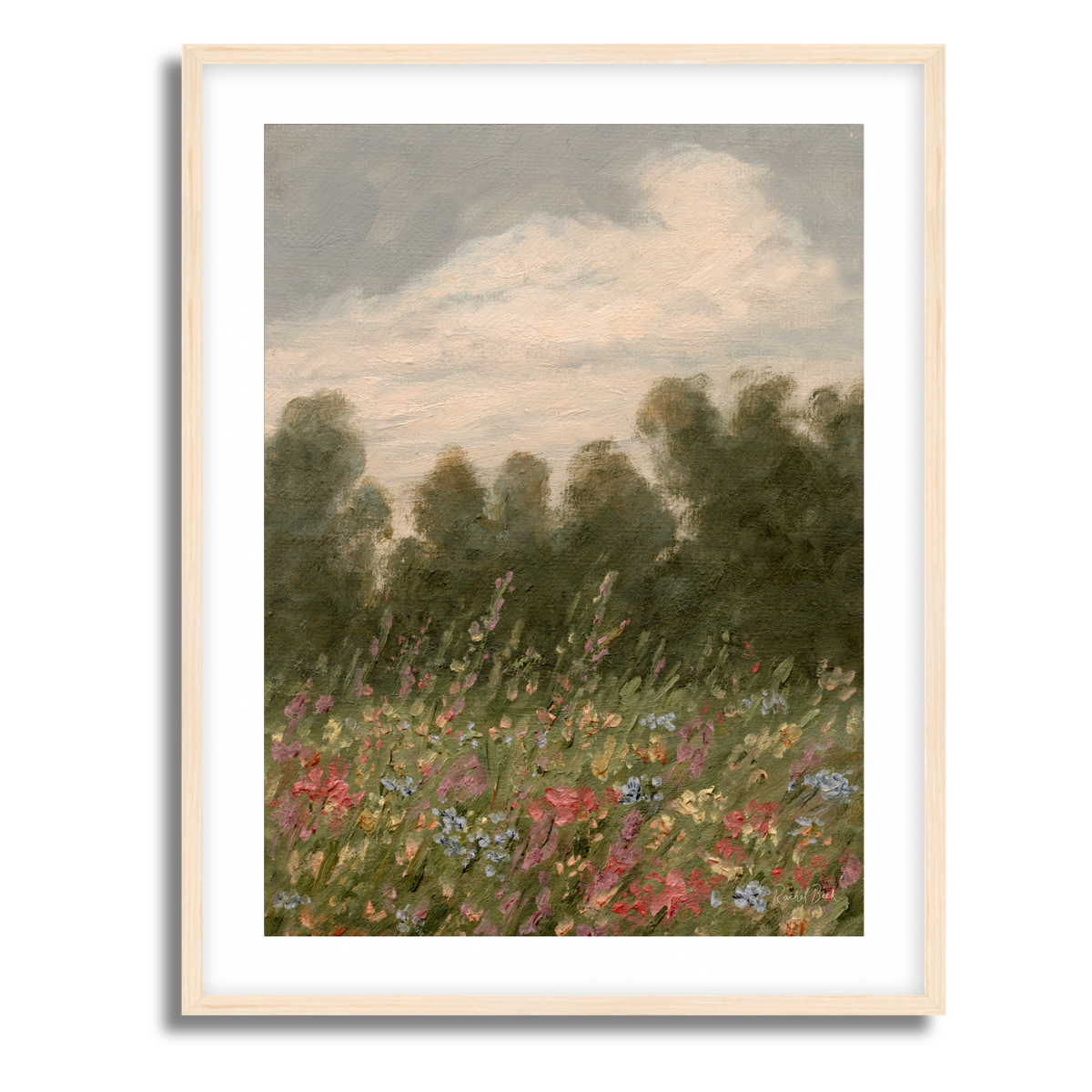 Wildflower Field Fine Art Paper Print