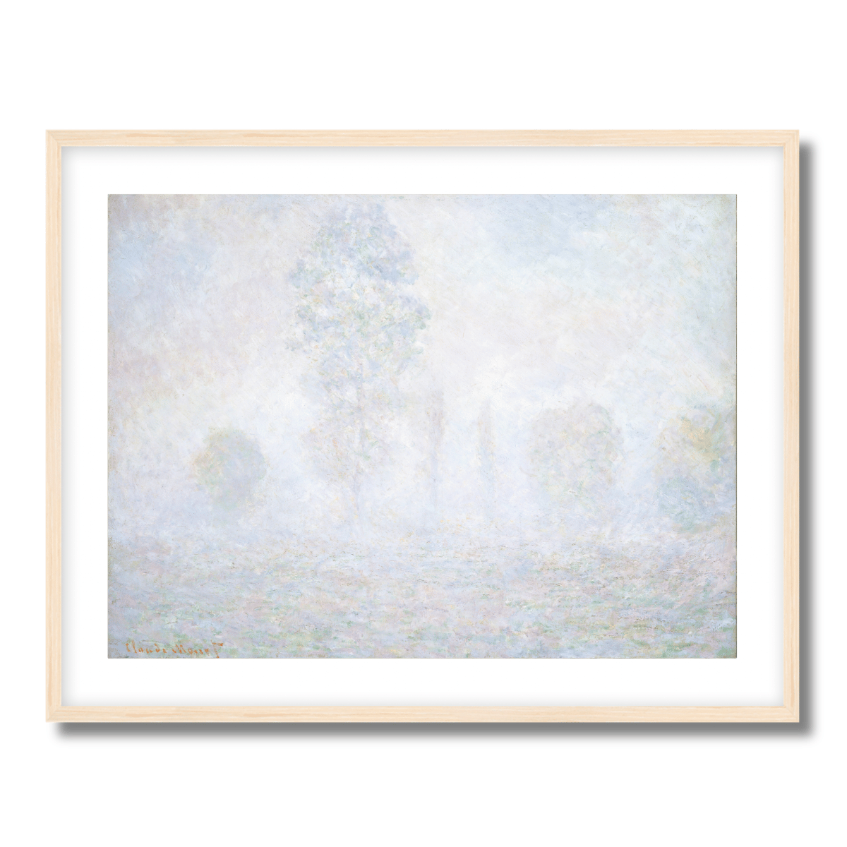 Morning Haze by Claude Monet 1888 Fine Art Paper Print