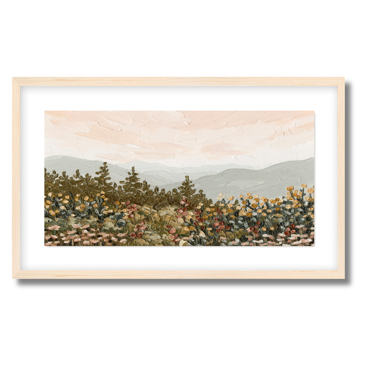 Appalachian Sunrise Panorama Fine Art Paper Print