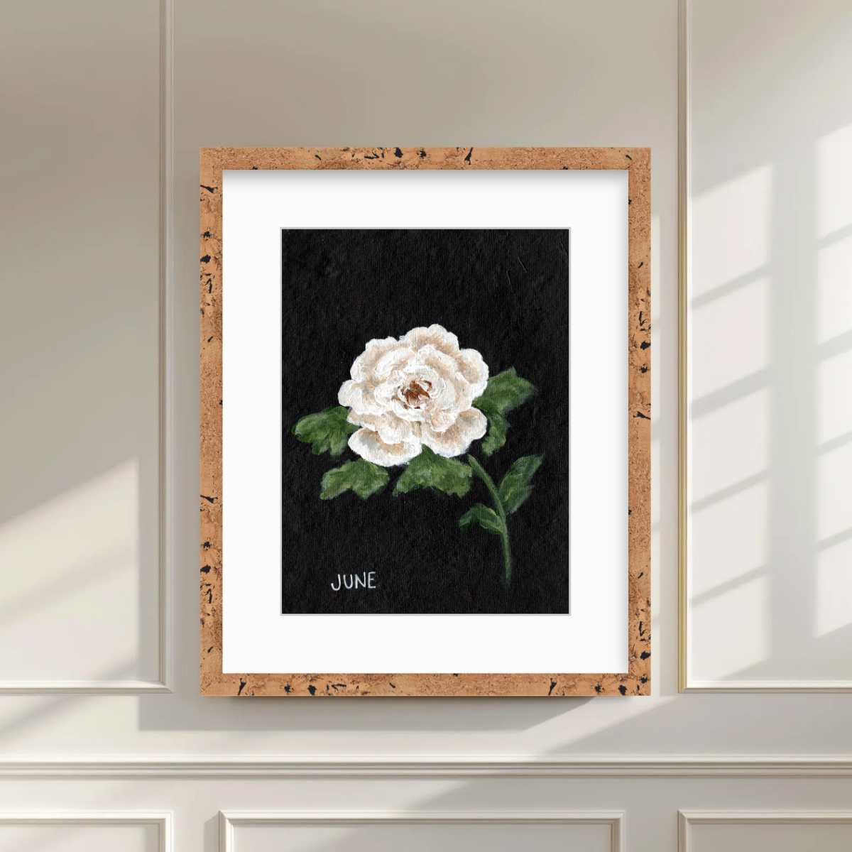We Remember June Birth Flower Premium Fine Art Paper Print