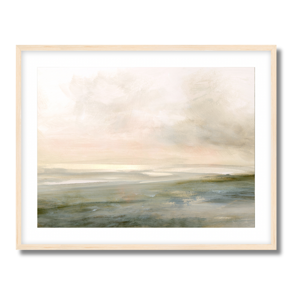Low Tide Summer Fine Art Paper Print