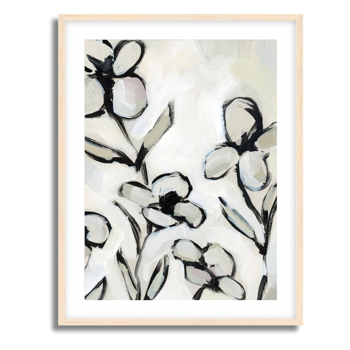 Modern Florals Fine Art Paper Print