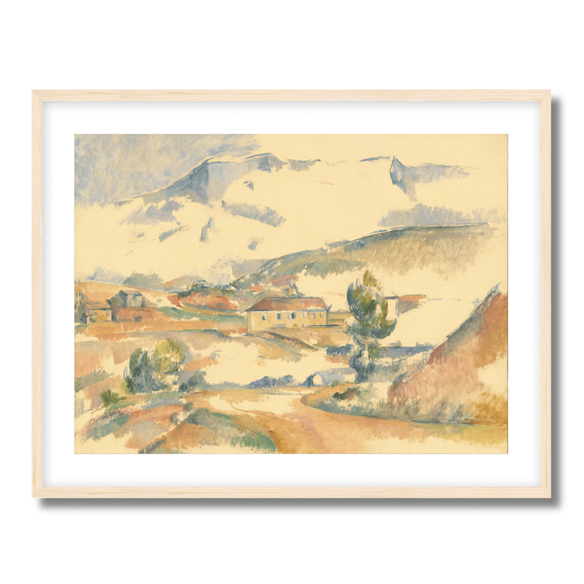 Montagne Sainte-Victoire by Paul Cezanne 1887 Fine Art Paper Print